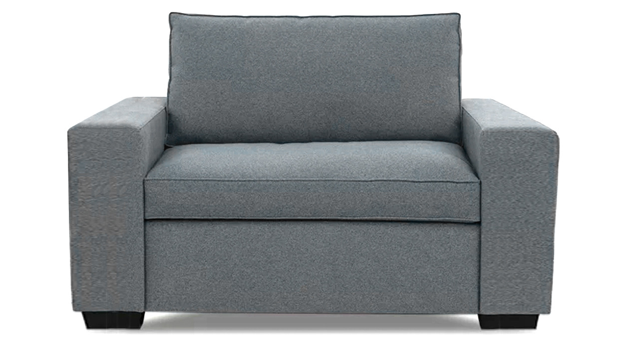 Cot,Twin Indigo 4 Inch Arm